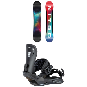 Kid's Nitro Future Team SnowboardBoys' 2026 - 138 Package (138 cm) + M Kids in Black size 138/M