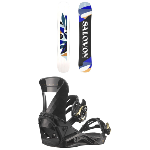 Salomon Women's Salomon Rumble Fish Snowboard 2025 - 140 Package (140 cm) + S Womens in Black size 140/S - $391.46 at evo