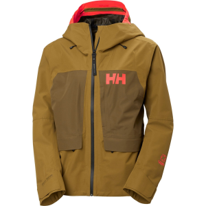 Women's Helly Hansen Emiko Short Shell Jacket 2026 in Brown size X-Small | Polyester
