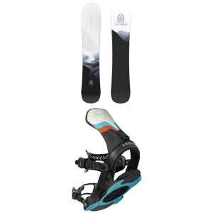 Salomon Women's Salomon Bellevue Snowboard 2025 - 155 Package (155 cm) + S/M Womens size 155/S/M | Aluminum/Plastic - $373.47 at evo
