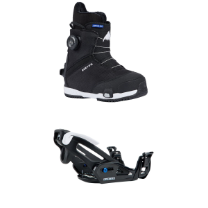 Burton Kid's Burton Step On Grom Snowboard Boots 2026 - 2K Package (2K) + M Kids in Black size 2K/M | Nylon - $369.90 at evo