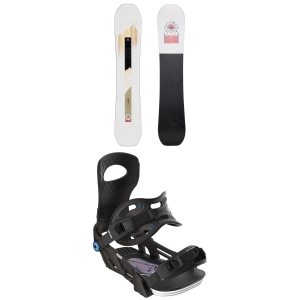 Salomon Women's Salomon Bliss X Snowboard 2025 - 144 Package (144 cm) + S/M Womens in Black size 144/S/M | Nylon - $365.36 at evo