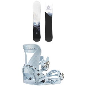 Salomon Women's Salomon Bellevue Snowboard 2025 - 155 Package (155 cm) + S Womens in Black size 155/S - $359.96 at evo