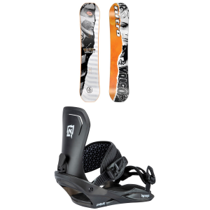 Kid's Nitro Ripper x Volcom SnowboardKids' 2026 - 137 Package (137 cm) + M Kids in Black size 137/M