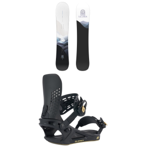 Salomon Women's Salomon Bellevue Snowboard 2025 - 155 Package (155 cm) + S Womens in Black size 155/S | Nylon - $355.47 at evo