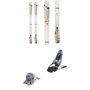 Women's K2 Mindbender 89 TI W Skis 2024 - 170 Package (170 cm) + 90 Adult Alpine Bindings in White size 170/90