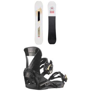 Salomon Women's Salomon Bliss X Snowboard 2025 - 144 Package (144 cm) + S Womens in Black size 144/S - $348.25 at evo