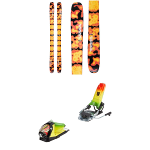 K2 Omen 85 Skis 2025 - 139 Package (139 cm) + 95 Adult Alpine Bindings in Black size 139/95