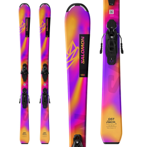 Salomon Kid's Salomon Lux Jr M Skis + L6 GW BindingsKids' 2026 size 140 - $309.95 at evo