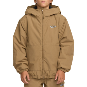 Volcom Kid's Volcom Chaos Full Zip Jacket Boys' 2026 in Khaki size X-Large - $175.00 at evo