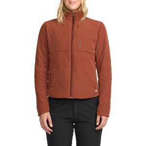 Women's Volcom Evergreen Full Zip Jacket 2026 in Red size Large