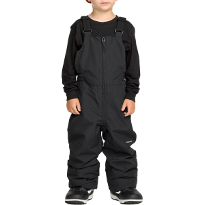 Volcom Kid's Volcom Little Flurry Insulated Bib Overalls 2026 in Black size 3T - $130.00 at evo