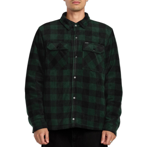 Volcom Bowered II Lined Fleece Shirt Men's 2025 in Green size Medium | Polyester