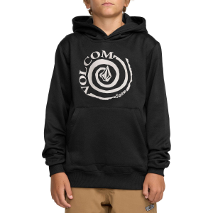 Volcom Hydro Fleece Hoodie Men's 2026 in Black size Small | Polyester
