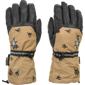 Volcom 91 GORE-TEX Gloves 2026 in Black size Large | Leather