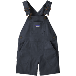 Kid's Patagonia Stand Up Shortalls Infants' 2026 Pant in Blue size 18M | Spandex/Cotton