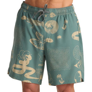 Roark Serrano 7 Shorts Men's 2026 in Green size X-Large | Elastane/Polyester