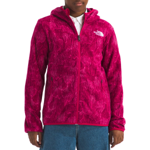 Kid's The North Face Teen Glacier Full Zip Print Hoodie 2026 in Yellow size Large | Polyester/Plastic