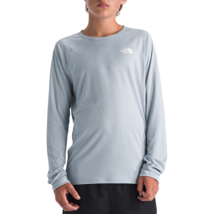 Kid's The North Face Teen Sunriser Long-Sleeve T-Shirt 2026 in Gray size Small | Polyester