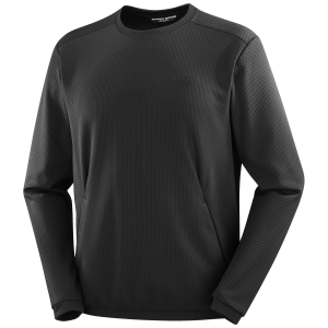 Salomon Motomesh Crewneck Pullover Men's 2026 in Black size Medium | Polyester