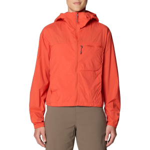 Women's Mountain Hardwear Wind Veil(TM) Hooded Jacket 2026 in Orange size X-Small | Nylon