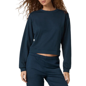 Women's Vuori Halo Modern Crew 2026 in Black size X-Small | Elastane/Polyester