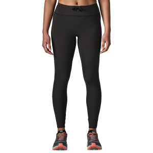 Women's Patagonia Endless Run 7/8 Tights 2026 in Black size Small | Nylon/Spandex/Plastic