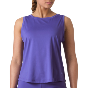 Women's Helly Hansen Tech Split Back 2.0 Tank Top 2026 in Black size Small | Elastane/Polyester