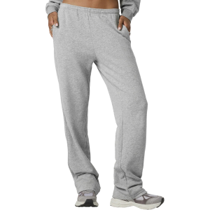 Women's Vuori Sedona Straight Leg Sweatpants 2026 in Gray size Small | Cotton/Suede/Polyester