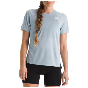 Women's The North Face Summit Series High Trail Short-Sleeve Shirt 2026 in Gray size Medium | Polyester
