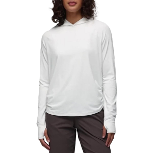 Women's Prana Eileen Hoodie 2026 in White size Small | Elastane/Polyester