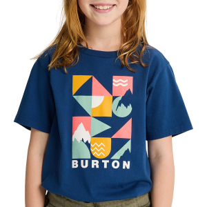 Burton Kid's Burton Sunnyspruce Short-Sleeve T-Shirt 2026 Blue size Medium | Cotton - $34.95 at evo