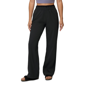 Women's Prana Wonderland Rocks Wide Leg Pants 2026 in Black size Medium | Spandex/Polyester