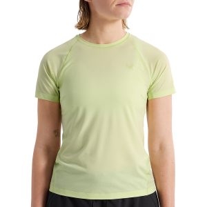 Women's Arc'teryx Norvan Crew Short-Sleeve T-Shirt 2026 in Green size Large | Polyester