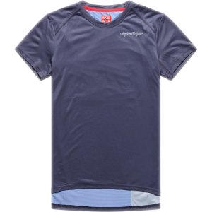 Women's Troy Lee Designs Lilium Pro Short Sleeve Jersey 2027 in Gray size Medium | Polyester