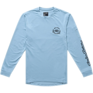 Kid's Troy Lee Designs Ruckus Ride Long-Sleeve T-Shirt 2026 in Blue size X-Small