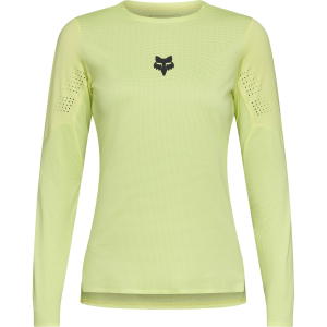 Women's Fox Racing Flexair Long-Sleeve Jersey 2026 in Green size Medium | Polyester