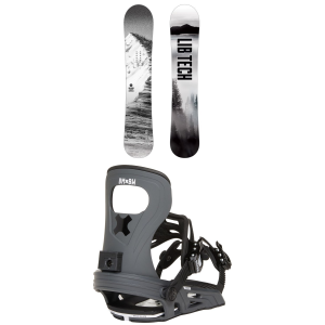 Lib Tech Cold Brew Snowboard 2027 - 153 Package (153 cm) + M Mens in Grey size 153/M | Nylon/Aluminum