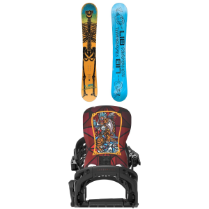Lib Tech Doughboy Snowboard 2027 - 185 Package (185 cm) + L Mens in White size 185/L