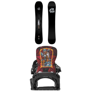 Lib Tech EJack Knife Snowboard 2027 - 157 Package (157 cm) + X-Large Mens in White size 157/Xl