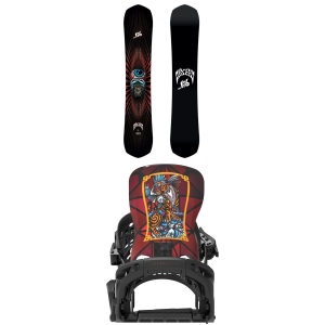 Lib Tech Mayhem Ripper Snowboard 2027 - 153 Package (153 cm) + L Mens in Black size 153/L