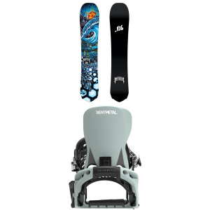 Lib Tech Mayhem Rocket Snowboard 2027 - 161.5 Package (161.5 cm) + L Mens in White size 161.5/L
