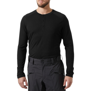 Helly Hansen HH Durawool Long-Sleeve Henley Men's 2027 in Blue size Large