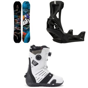 Lib Tech T. Rice Pro Snowboard 2026 - 161W Package (161W cm) + M Mens in Black size 161W/M | Nylon