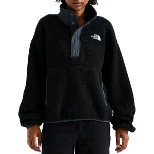 The North Face Women's The North Face Cragmont  1/2 Snap Fleece Jacket 2026 in Black size X-Large | Polyester - $150.00 at evo