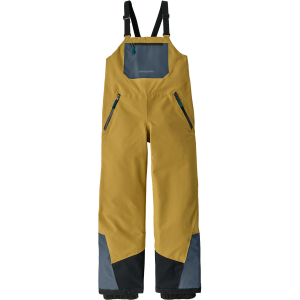 Kid's Patagonia Powder Town Bibs 2027 in Blue size X-Small | Polyester