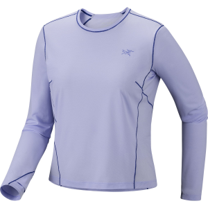 Women's Arc'teryx Norvan Crew Long-Sleeve T-Shirt 2026 in Purple size Small | Polyester