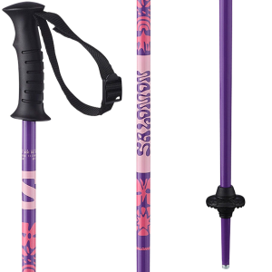 Salomon Kid's Salomon Kaloo Junior Ski Poles 2027 in Black size 90 | Aluminum - $34.95 at evo