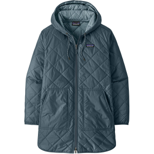 Women's Patagonia Diamond Quilted Parka Jacket 2026 in Brown size Small | Polyester