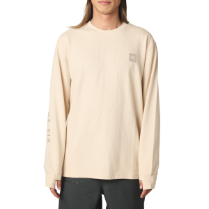 686 Let's Chill Waffle Long-Sleeve T-Shirt Men's 2026 in White size Large | Cotton/Viscose